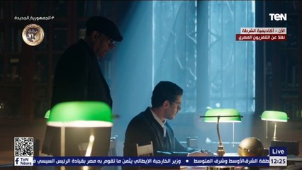 السيسي يشاهد مسرحية "قد المسؤولية" عن بطولات وتضحيات الشرطة بطولة أحمد بدير ونجوم الفن