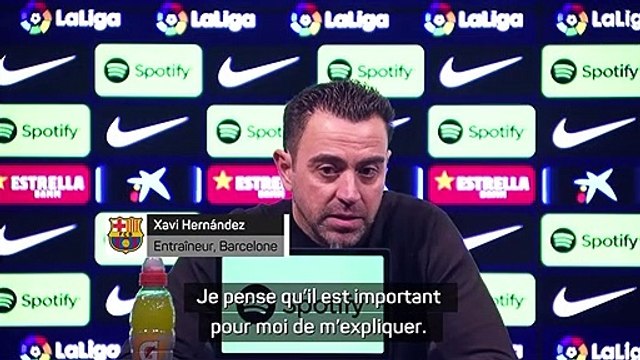 Barcelone - Xavi s'excuse pour sa réaction sur l'affaire Dani Alves
