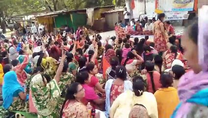 11 सूत्रीय मांगों को लेकर आंगनवाड़ी कार्यकर्ता सहायिका संघ ने शुरू की हड़ताल