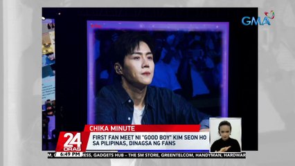 First fan meet ni "Good Boy" Kim Seon Ho sa Pilipinas, dinagsa ng fans | 24 Oras