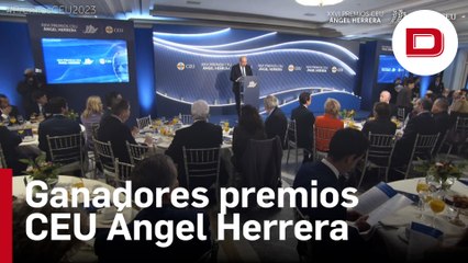 Ganadores premios CEU Ángel Herrera