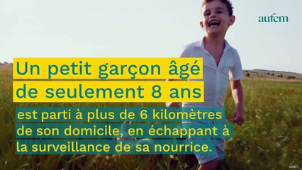 Le cache-cache tourne mal : un enfant de 8 ans échappe à la surveillance de sa nourrice
