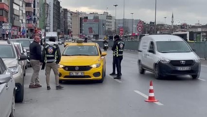 Kadıköy'de taksicilere yönelik denetim yapıldı