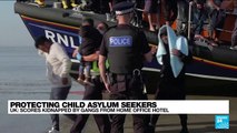 Protecting child asylum seekers, UK: scores kidnapped by gangs from Home office hotel