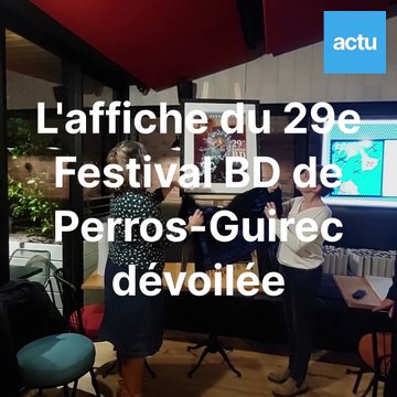 L'affiche du Festival BD de Perros 2023