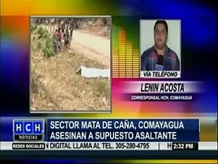 Matan a supuesto asaltante en Comayagua