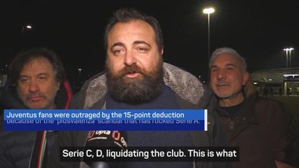 Juve fans outraged by punishment handed out over 'plusvalenza' scandal