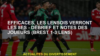 Efficace, le Lensois verra le 8e - débriefs et notes des joueurs