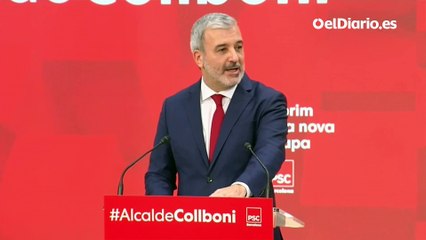 Collboni (PSC) deja su cargo en el Ayuntamiento de Barcelona a cuatro meses de las elecciones: “Trabajaré para volver, pero como alcalde”