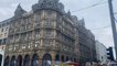A huge blaze has broken out at the iconic Jenners building in Edinburgh - with ten fire engines battling to extinguish it