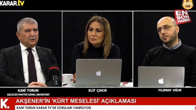 Gelecek Partili Kani Torun: 6'lı masa HDP ile ortak aday çıkarabilir