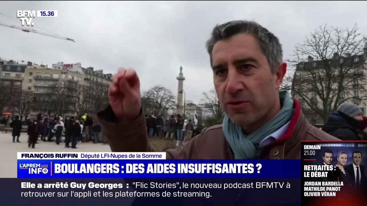 Manifestation des artisans: Sébastien Chenu appelle le gouvernement à "faire preuve de bon sens" et François Ruffin demande "un EDF nationalisé"