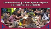 Confusione al GF Vip, Alfonso Signorini ha paura e il concorrente è in isolamento