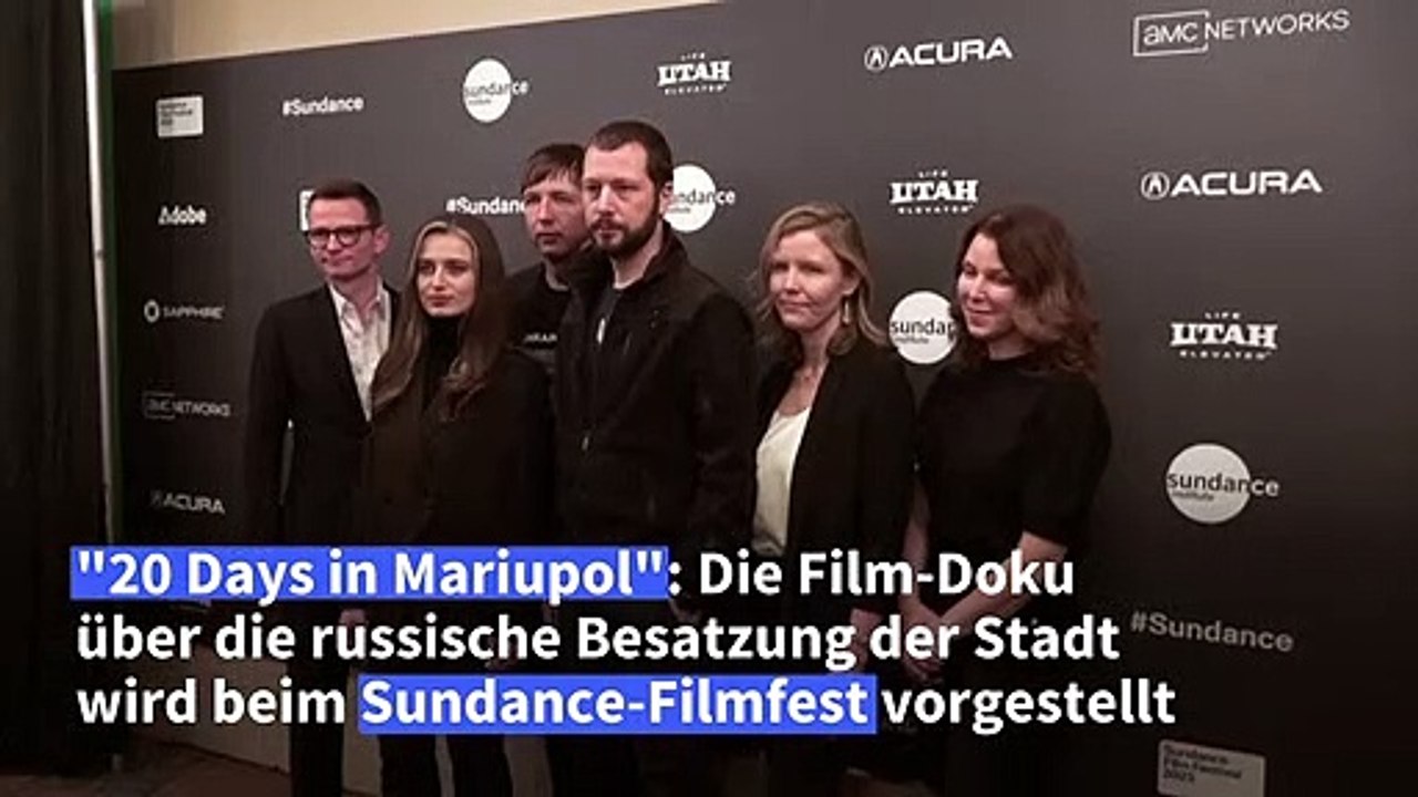 "20 Days in Mariupol" beim Sundance Filmfest vorgestellt