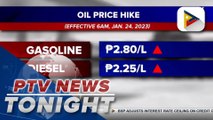 Oil price hike effective Tuesday