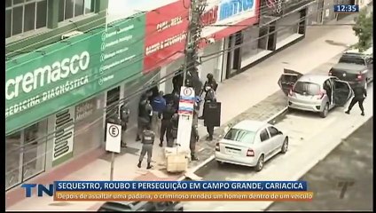 Sequestro, roubo e perseguição em Cariacica