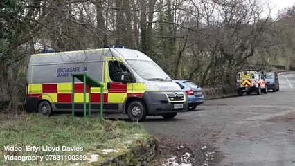 Video by Erfyl Lloyd Davies Watersafe and South Snowdonia Search and Rescue at Llanelltyd Bridge Near Dolgellau and Barmouth