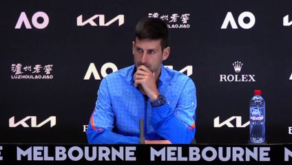 Open d'Australie 2023 - Novak Djokovic : "When I'm free in my mind, I mean, this is what happens on the court like tonight"