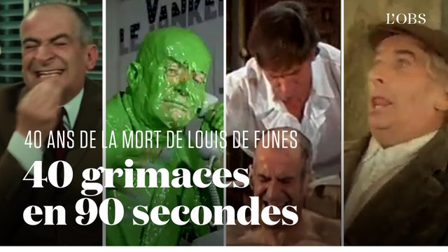 Louis de Funès en 40 mimiques mythiques