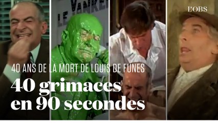 Louis de Funès en 40 mimiques mythiques