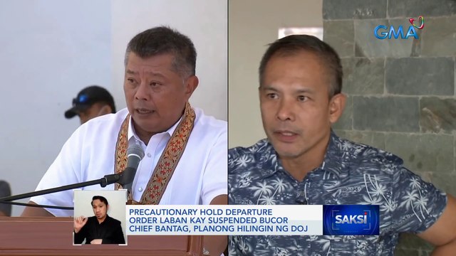 Precautionary hold departure order laban kay suspended BuCor Chief Bantag, planong hilingin ng DOJ | Saksi