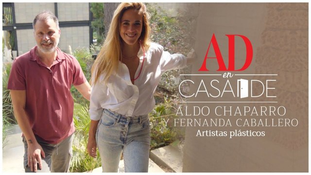 Aldo Chaparro y Fernanda Caballero