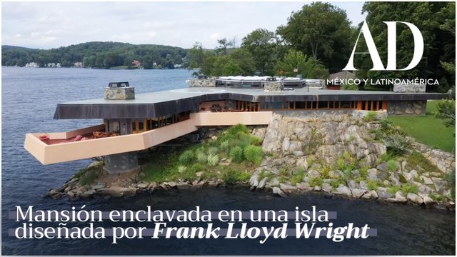 Esta casa de lago pudo haber sido la obra maestra de Lloyd Wright
