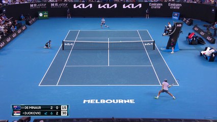 Open d'Australie - Un Djokovic en démonstration qualifié pour les quarts