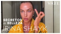 Irina Shayk tiene una sencilla rutina de maquillaje para conseguir un look de top model