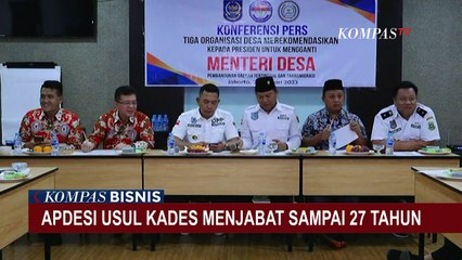 Descargar video: Apdesi Minta Masa Jabatan Kades Sampai 27 Tahun atau 3 Periode