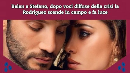Belen e Stefano, dopo voci diffuse della crisi la Rodriguez scende in campo e fa luce