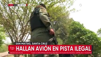 En San Matías interceptan avión Beechcraft en pista clandestina y buscan a sus pilotos