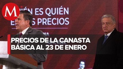 Profeco informa sobre "ligero aumento" en productos de la canasta básica