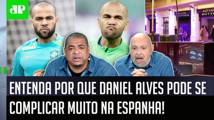 "Gente, o Daniel Alves TÁ PRESO e agora pode até..." Vídeo de CÂMERA DE SEGURANÇA COMPLICA jogador!