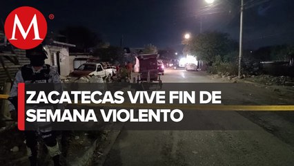 Matan a nueve personas durante noche del sábado en Zacatecas