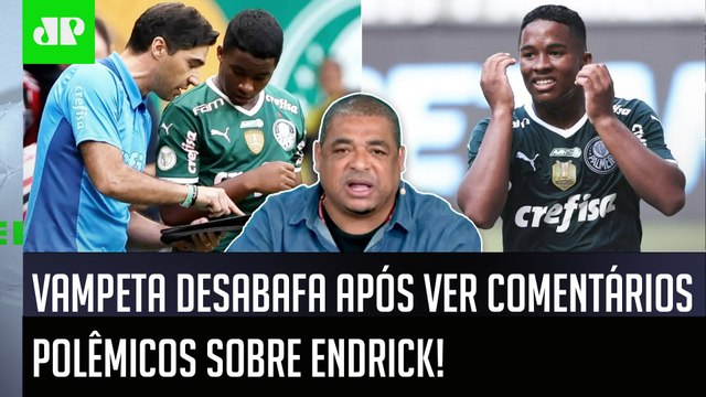 Já estão FALANDO ISSO do Endrick? Cara, aí é... Vampeta DESABAFA sobre jovem do Palmeiras!