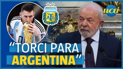 Lula torceu pela Argentina na Copa por causa do Messi