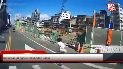 Korkudan dengesini kaybeden kadın