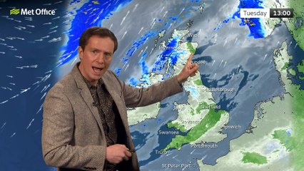 Met Office Evening Weather Forecast 23/01/23 – much Colder in the south