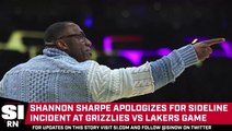 Shannon Sharpe Apologizes for Scene at Lakers Game
