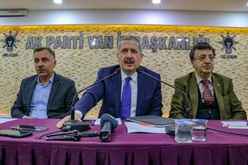Hazine ve Maliye Bakan Yardımcısı Mahmut Gürcan, Van'da konuştu
