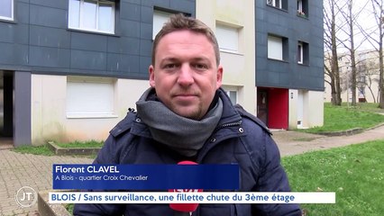 BLOIS / Sans surveillance, une fillette chute du 3ème étage