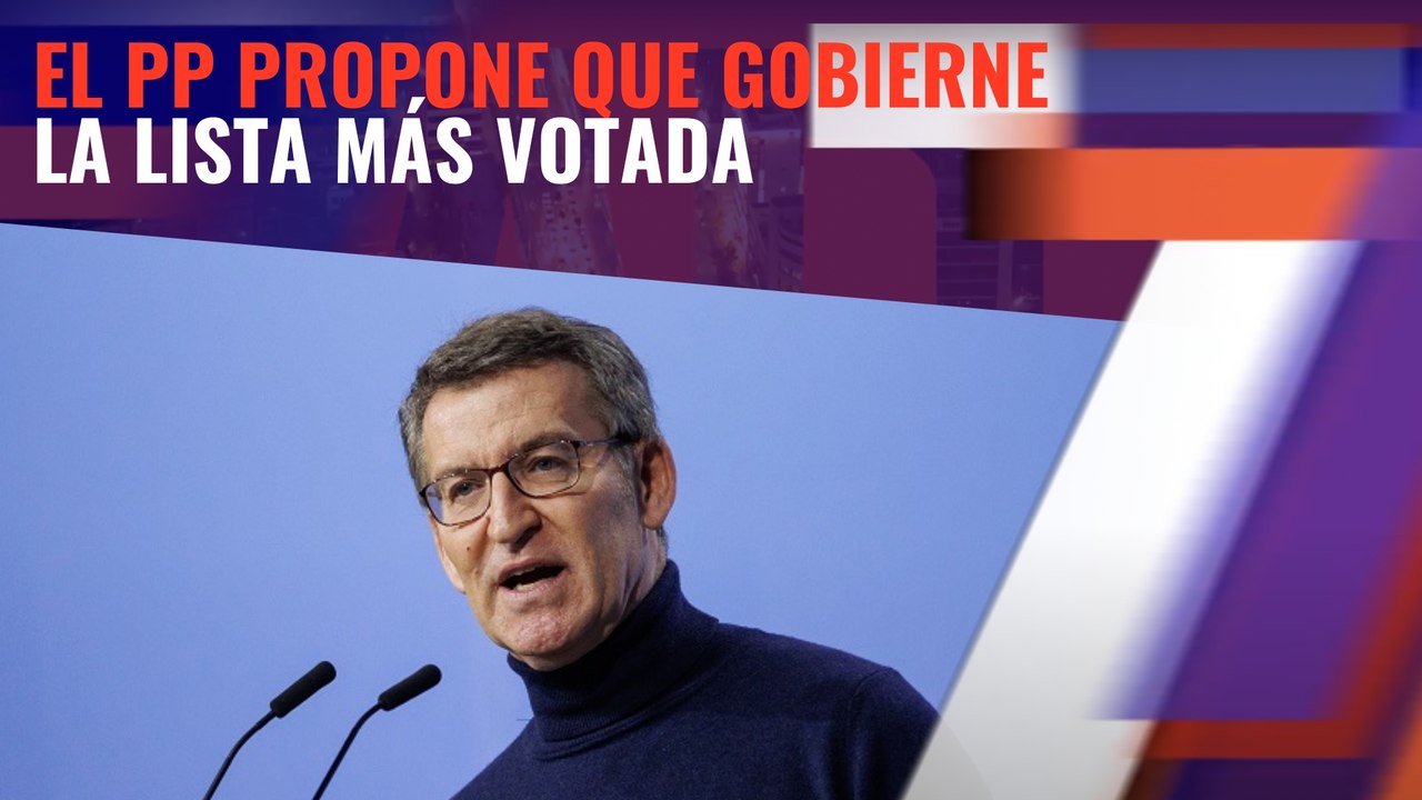 El PP propone que gobierne la lista más votada - Vídeo Dailymotion