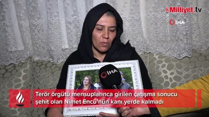 Şehidin kanı yerde kalmadı! 'Babamın bayrağını devralacağım'