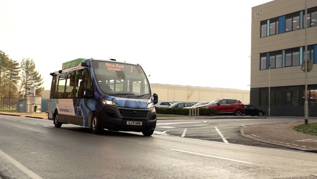 UK’s first electric ‘driverless’ bus takes to public roads in Oxfordshire