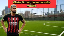 Olivier Giroud a évoqué son avenir chez les Bleus et à l'AC Milan