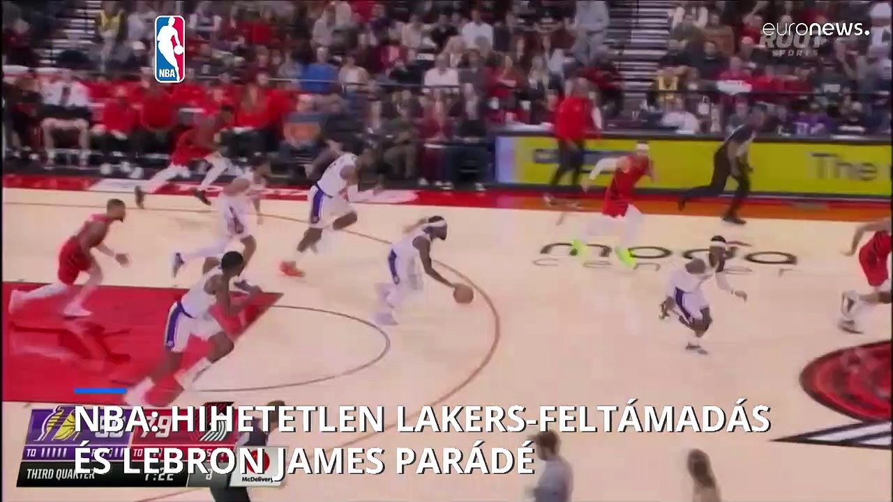 NBA: elképesztő Lakers feltámadás és LeBron James parádé