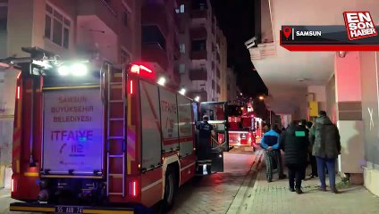 Samsun'da çakmakla oynayan çocuk yangın çıkardı