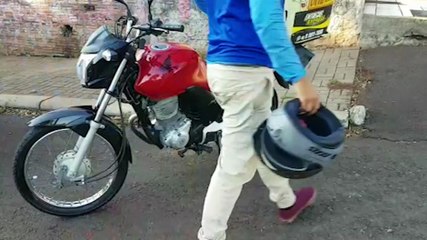 Colisão deixa motociclista ferido no Bairro Nova Cidade