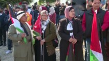 اعتصام ناشطين فلسطينيين ضد مطالبات لحكومة نتنياهو بإخلاء قرية في القدس